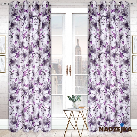 Шторы Люция на люверсах