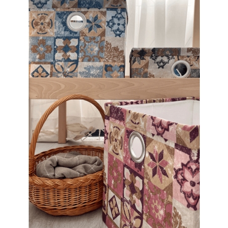 Декоративная корзинка Майолика большая