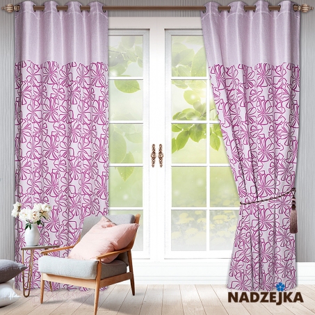 Шторы Оделис на люверсах