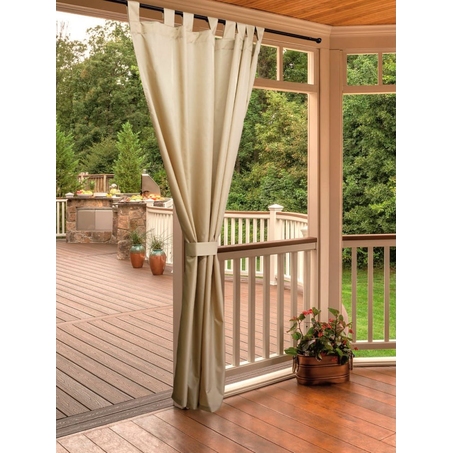 Штора уличная Грета на  петлях с липучкой